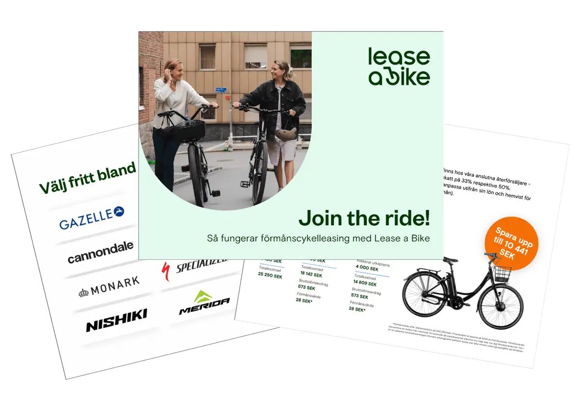 Lease a Bike's informationspaket